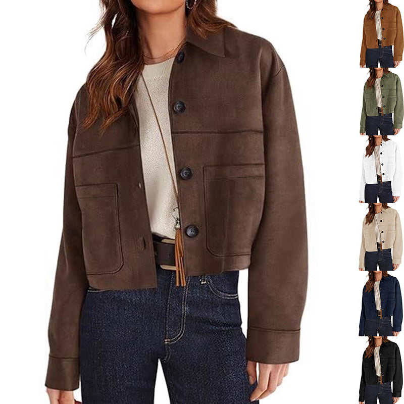 Women's Faux Suede Short Jacket styling guide and review