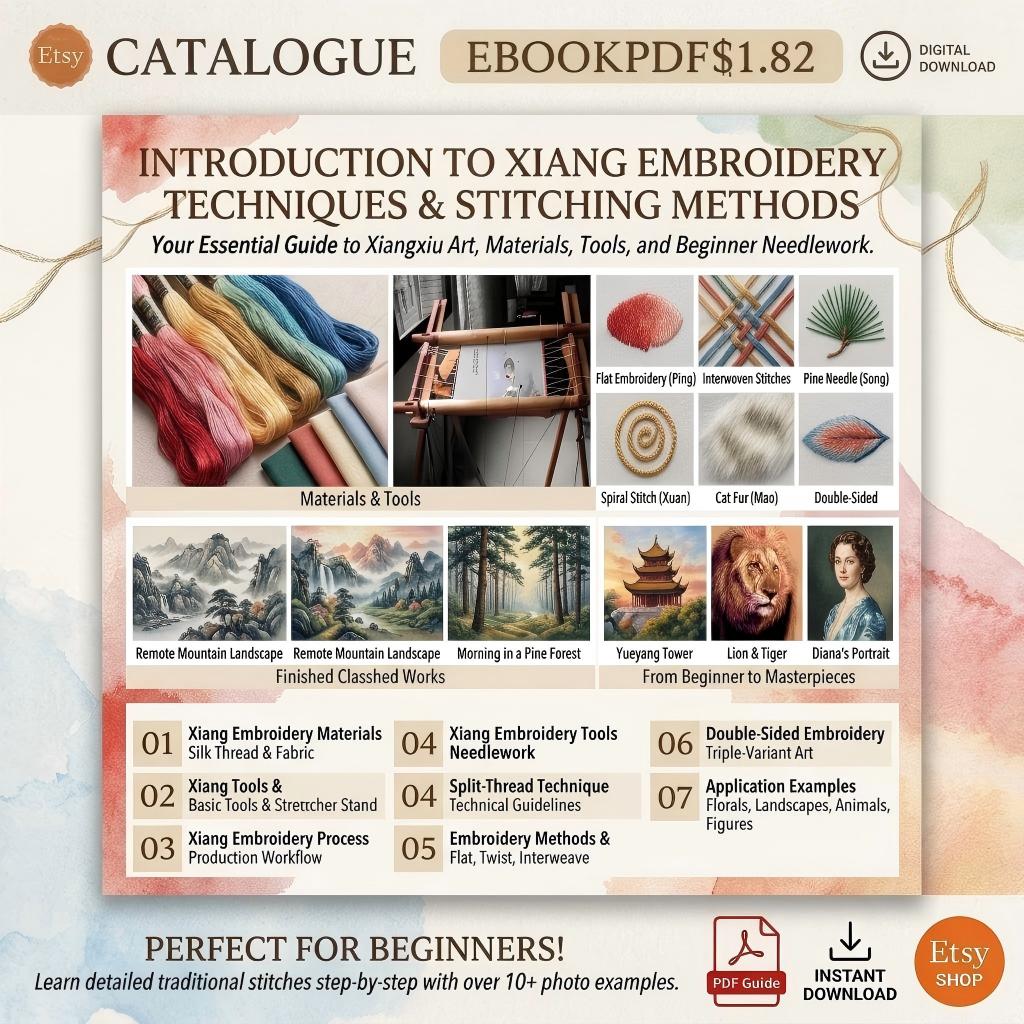 Xiang Embroidery for Beginners: Essential Stitches Explained