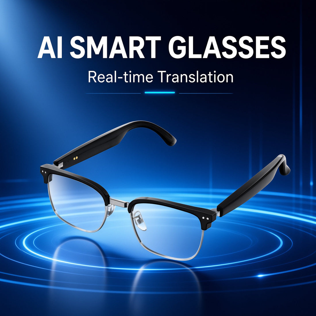 WildRush AI translation smart glasses for travel and work