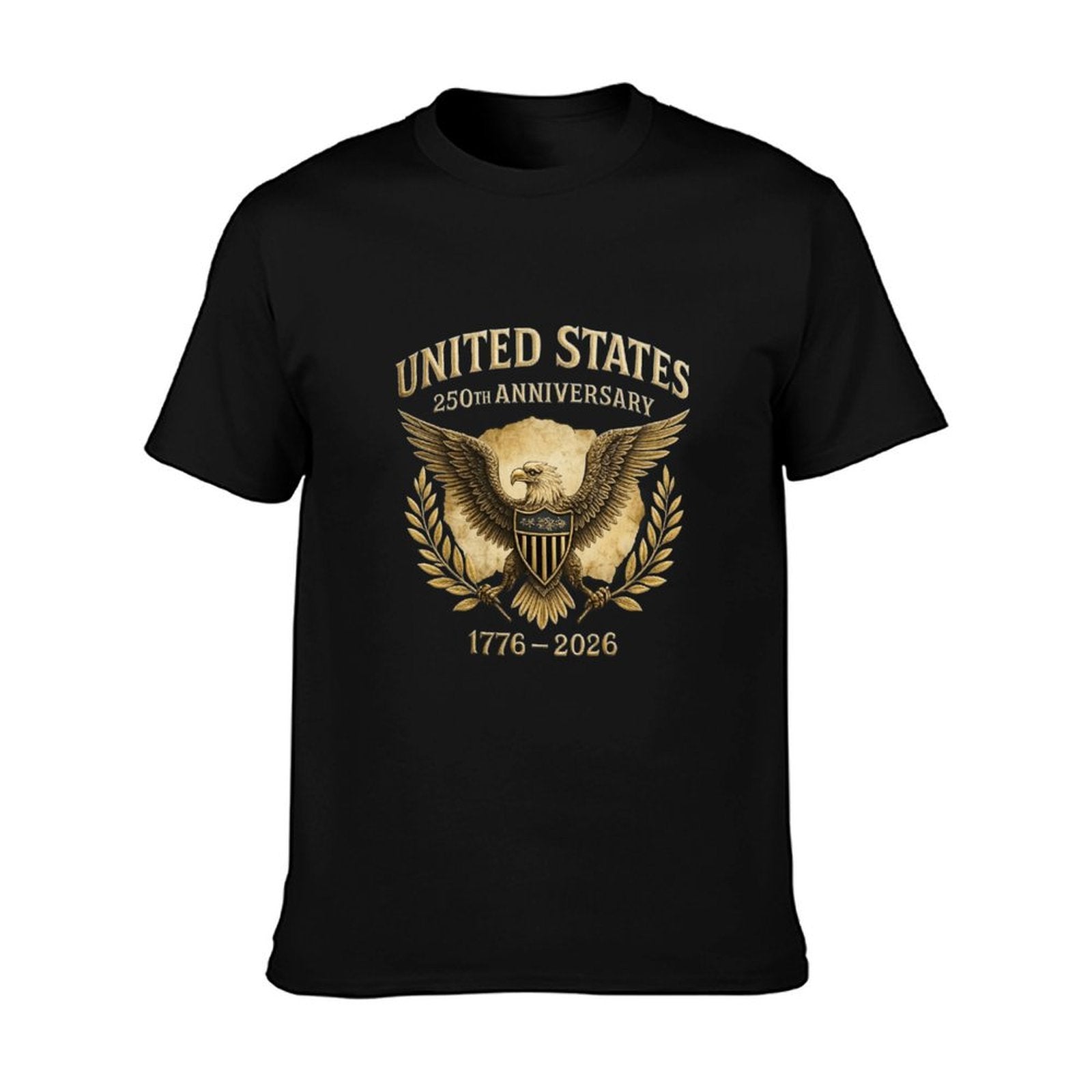 US STOCK US MAIN AREA FREE SHIPPING FASHION 250 YEARS T-SHIRT