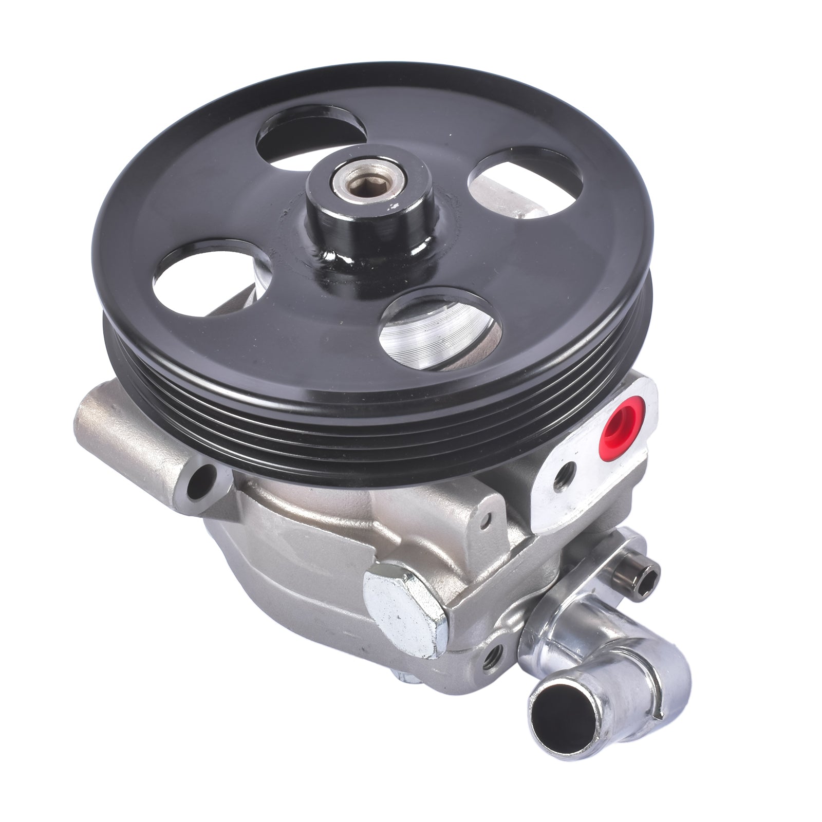 US STOCK FREE SHIPPING Aluminum Power Steering Pump with Pulley for Ford Transit-150 250 350 350 HD 2015-2024 3.5L 3.7L CK4Z3A674A CK4Z3A674B