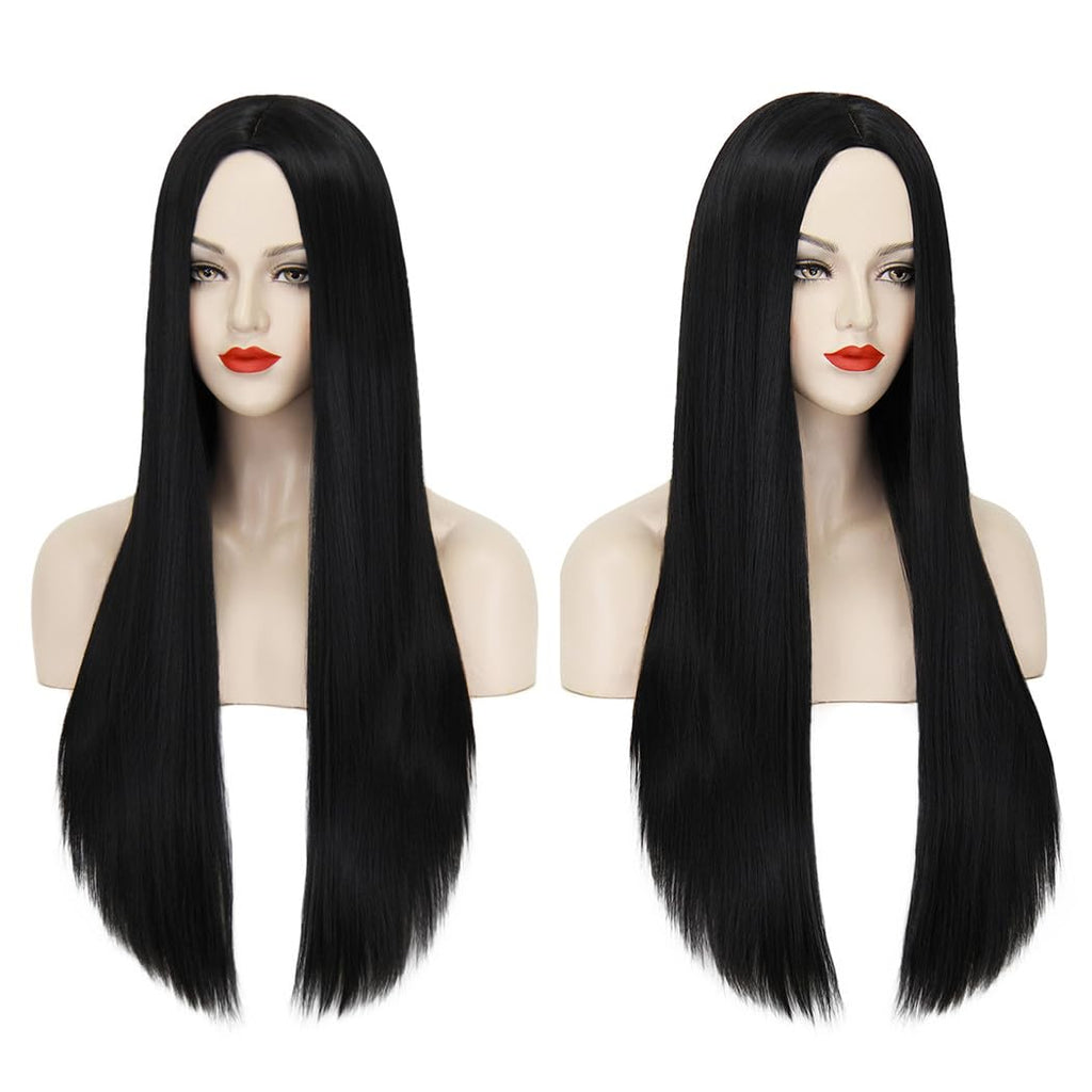 Women's Long Straight Black Wig – 40 Inch Everyday Wear Synthetic Hair | WildRush