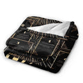 Tarot Card Flannel Fleece Throw Blanket - Soft Cozy Bed & Couch Cover, 4 Sizes, US Free Shipping