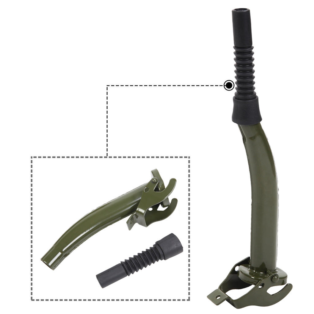 US STOCK FREE SHIPPING 10L 0.8mm American Oil Barrel Army Green With Inverted Oil Pipe