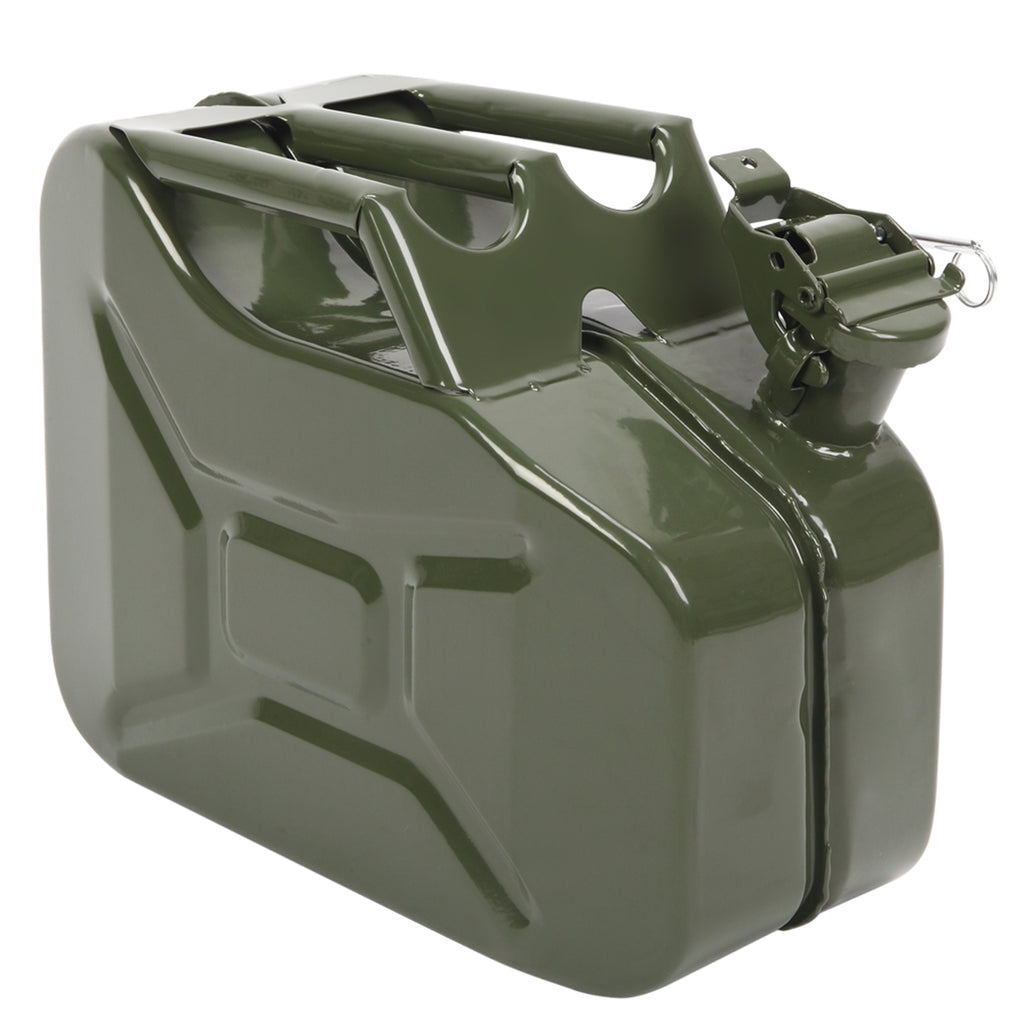 US STOCK FREE SHIPPING 10L 0.8mm American Oil Barrel Army Green With Inverted Oil Pipe