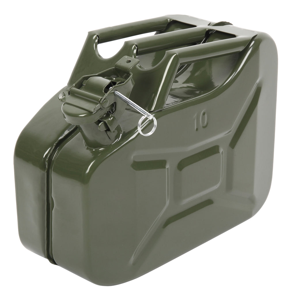 US STOCK FREE SHIPPING 10L 0.8mm American Oil Barrel Army Green With Inverted Oil Pipe