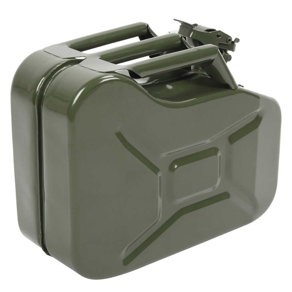 US STOCK FREE SHIPPING 10L 0.8mm American Oil Barrel Army Green With Inverted Oil Pipe