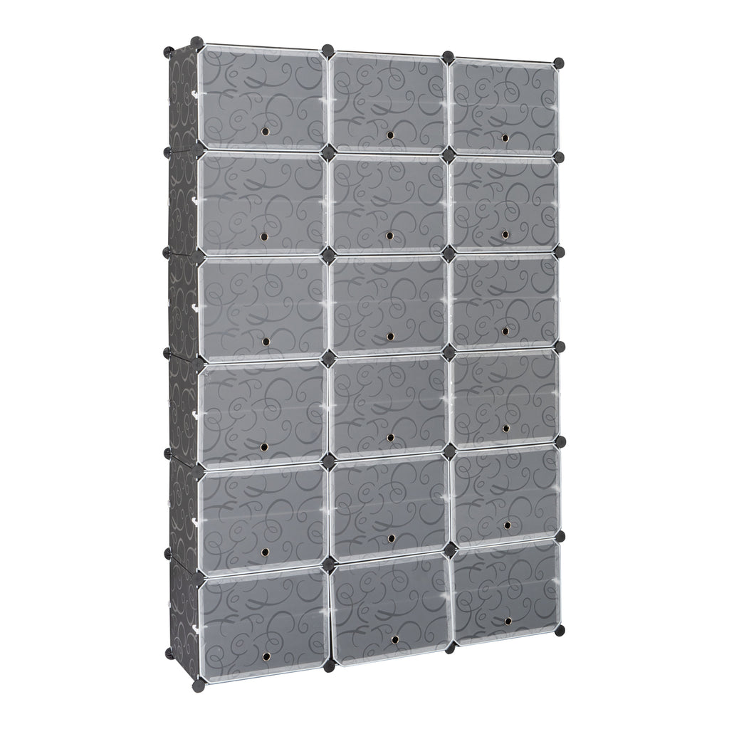 12-Tier Shoe Rack Organizer – 72 Pair Capacity, 36-Grid Expandable Tower Shelf for Heels, Boots & Slippers | Free US Shipping