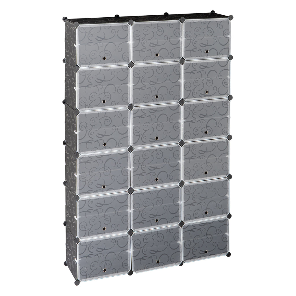 12-Tier Shoe Rack Organizer – 72 Pair Capacity, 36-Grid Expandable Tower Shelf for Heels, Boots & Slippers | Free US Shipping