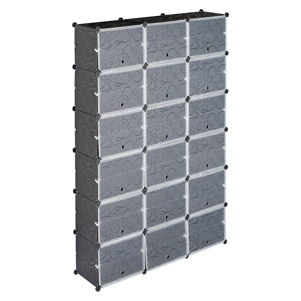 12-Tier Shoe Rack Organizer – 72 Pair Capacity, 36-Grid Expandable Tower Shelf for Heels, Boots & Slippers | Free US Shipping