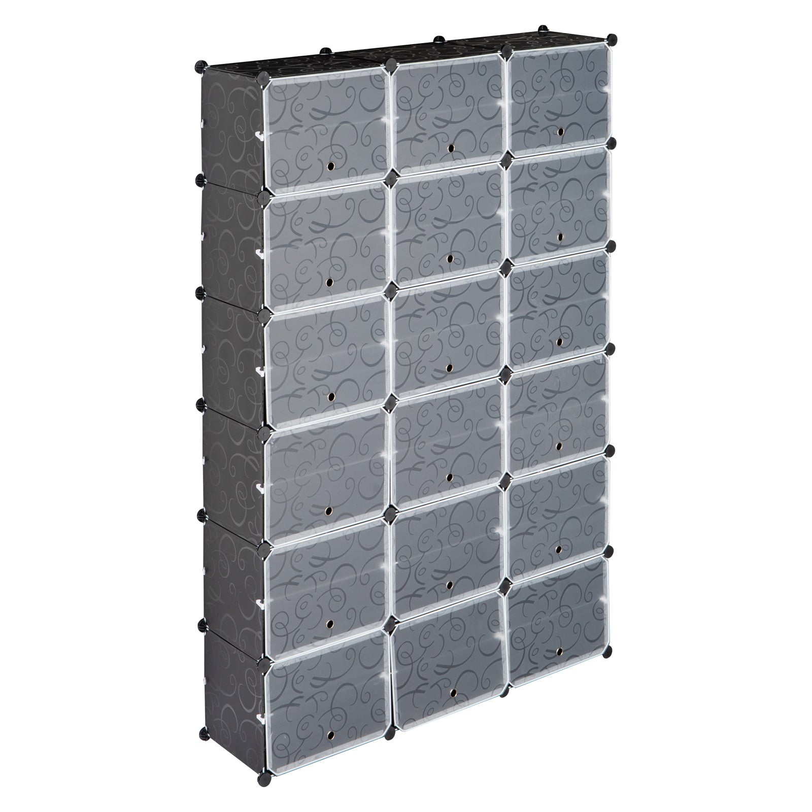12-Tier Shoe Rack Organizer – 72 Pair Capacity, 36-Grid Expandable Tower Shelf for Heels, Boots & Slippers | Free US Shipping