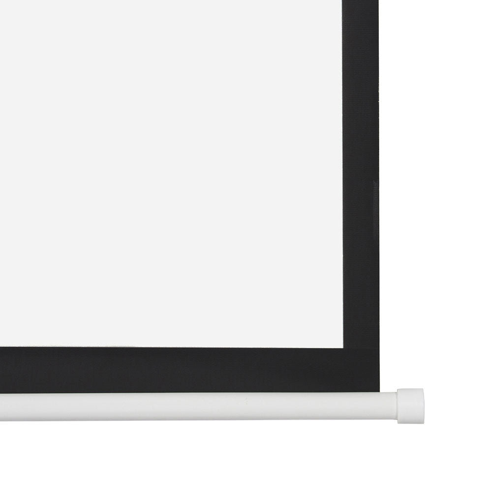 US FREE SHIPPING 100" 4:3 80" x 60" Viewing Area Motorized Projector Screen with Remote Control Matte White