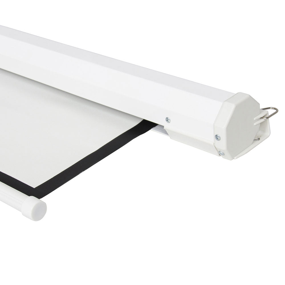 US FREE SHIPPING 100" 4:3 80" x 60" Viewing Area Motorized Projector Screen with Remote Control Matte White