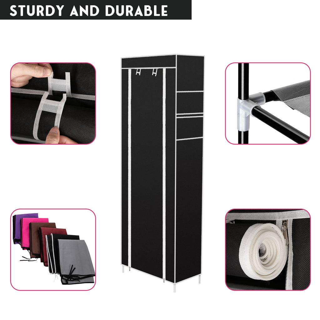 10-Layer 9-Lattice Shoe Rack | Non-Woven Fabric & Metal | Holds 20+ Pairs | Free US Shipping, 3-Day Delivered