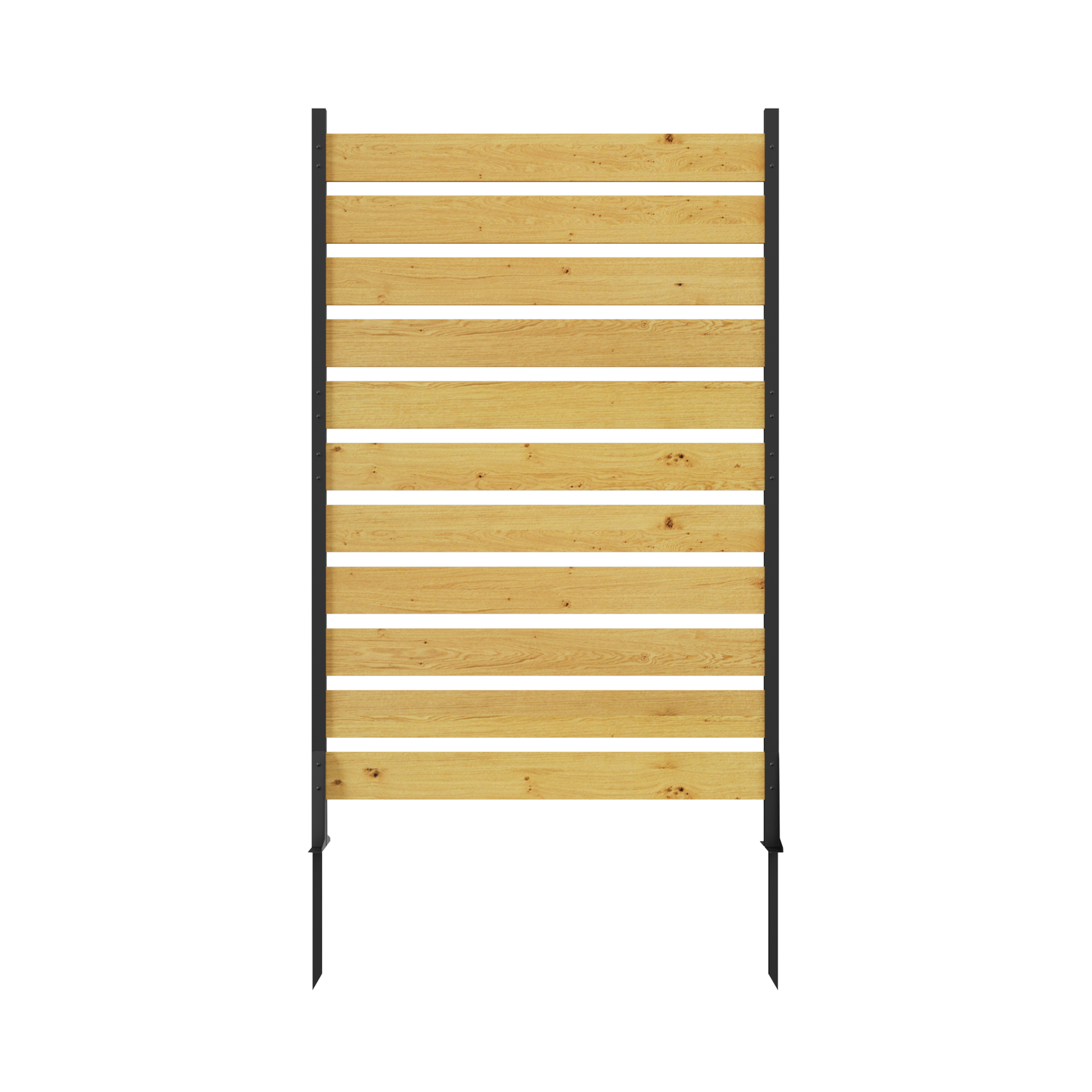 Cedar Wood Outdoor Privacy Screen Panel – 72.8"H × 38.5"W, Aluminum Frame Fence for Pool, AC Unit & Trash Enclosure | Free US Shipping
