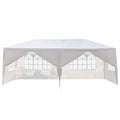 10'x20' Outdoor Party Tent – 6 Removable Sidewalls, Waterproof Canopy, White | WildRush