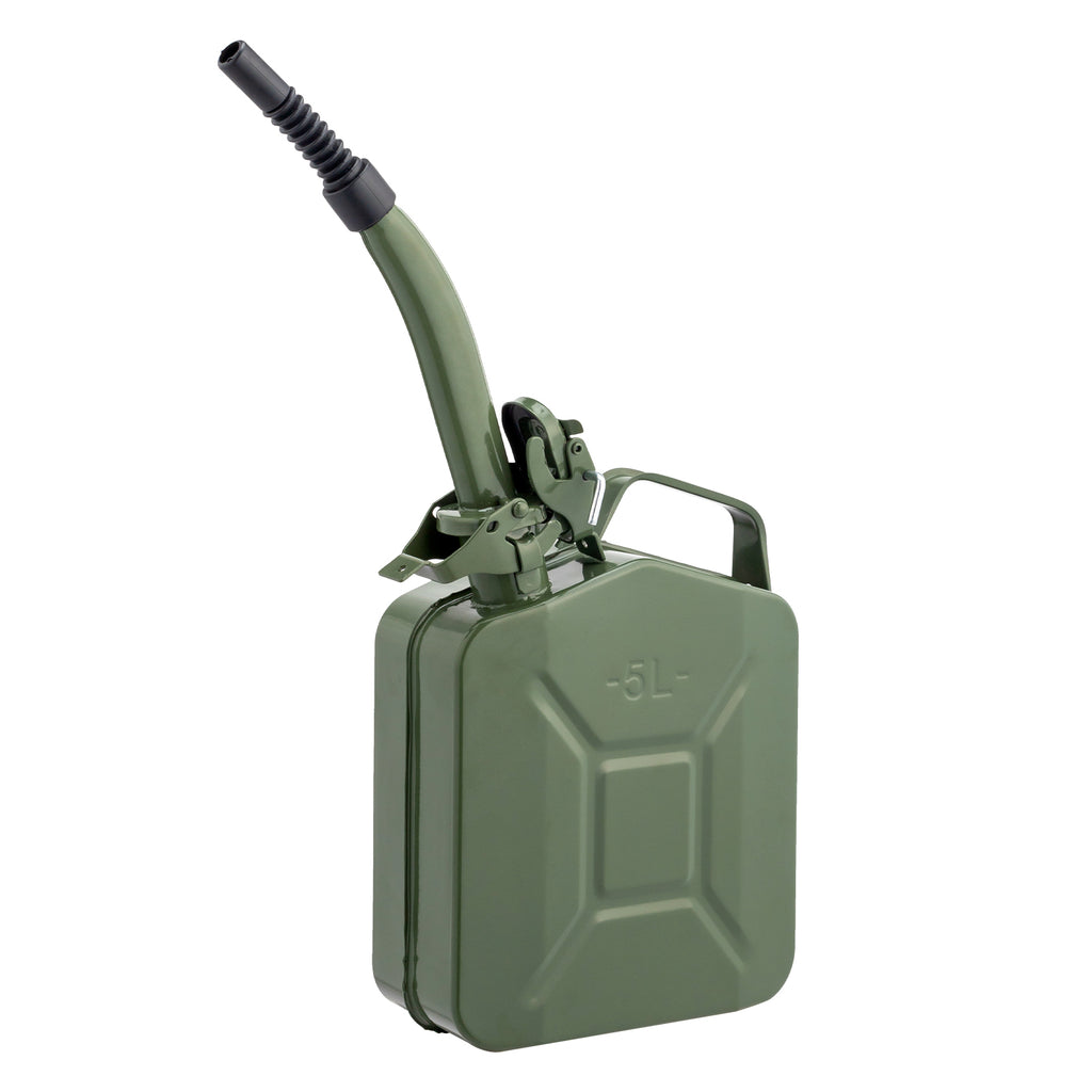 US STOCK FREE SHIPPING 5L 0.6mm American Oil Barrel Army Green With Inverted Oil Pipe【Same code 77275272】