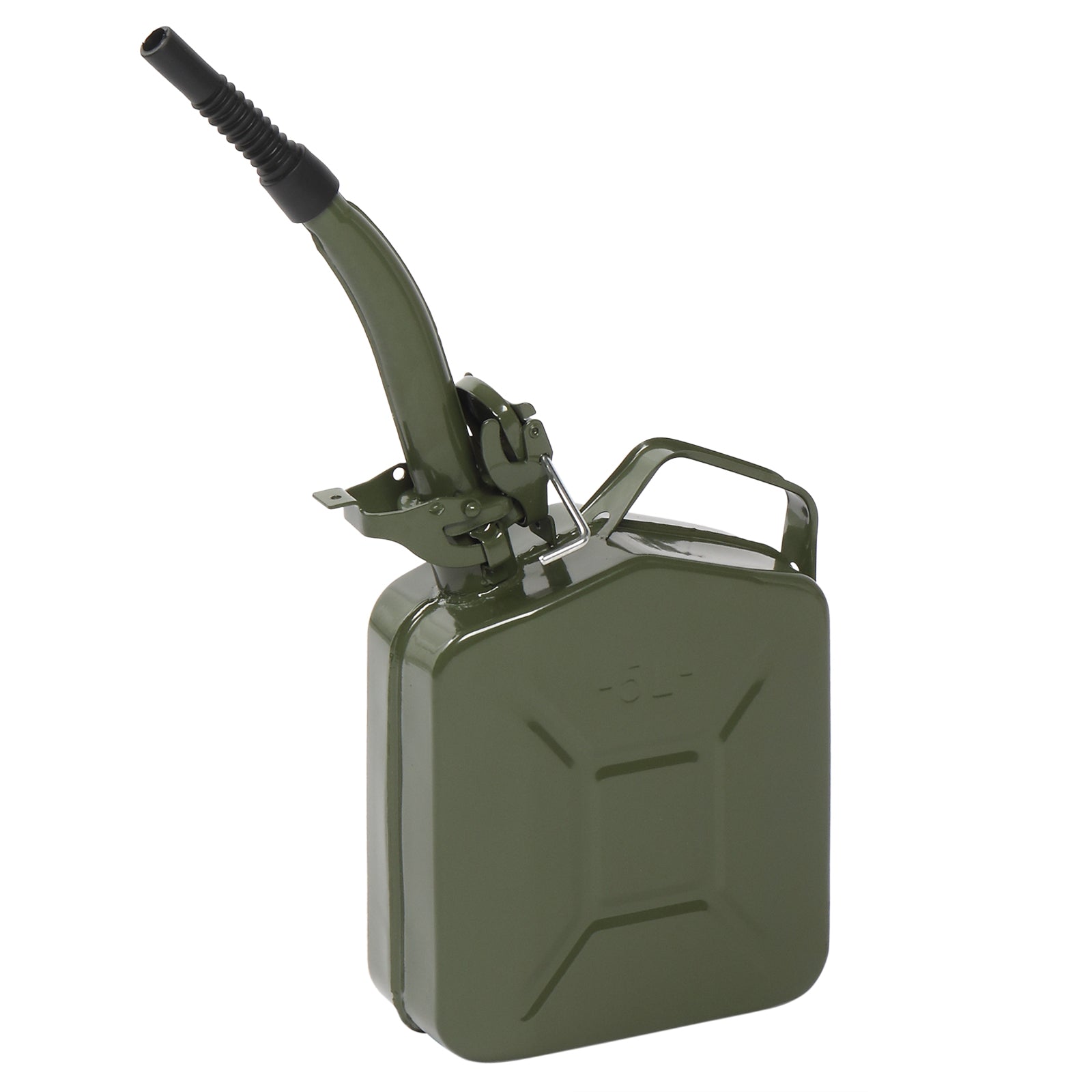 US STOCK FREE SHIPPING 5L 0.6mm American Oil Barrel Army Green With Inverted Oil Pipe【Same code 77275272】