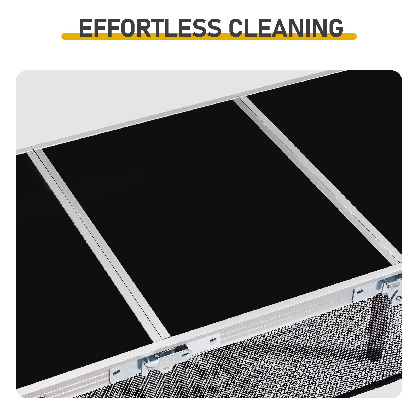 US FREE SHIPPING Outdoor Folding Camping Table, 3ft Portable Pinic Table with 3 Adjustable Height, Small Aluminum Foldable Lightweight Patio Side Table with Carry Handle for Outdoor Indoor Hiking Camp BBQ Beach, Black