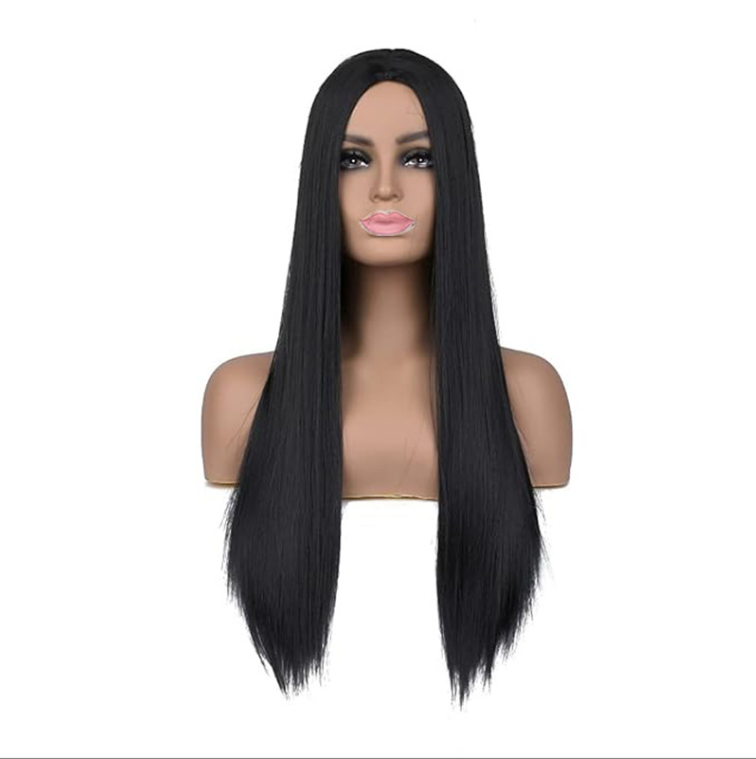 Women's Long Straight Black Wig – 40 Inch Everyday Wear Synthetic Hair | WildRush