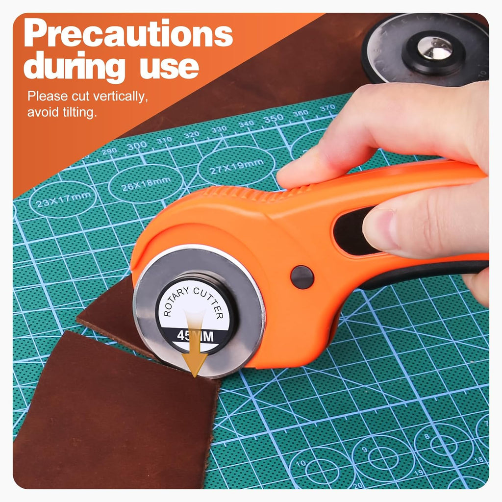 45mm Rotary Cutter for Fabric – Professional Quilting & Sewing Cutting Tool | WildRush