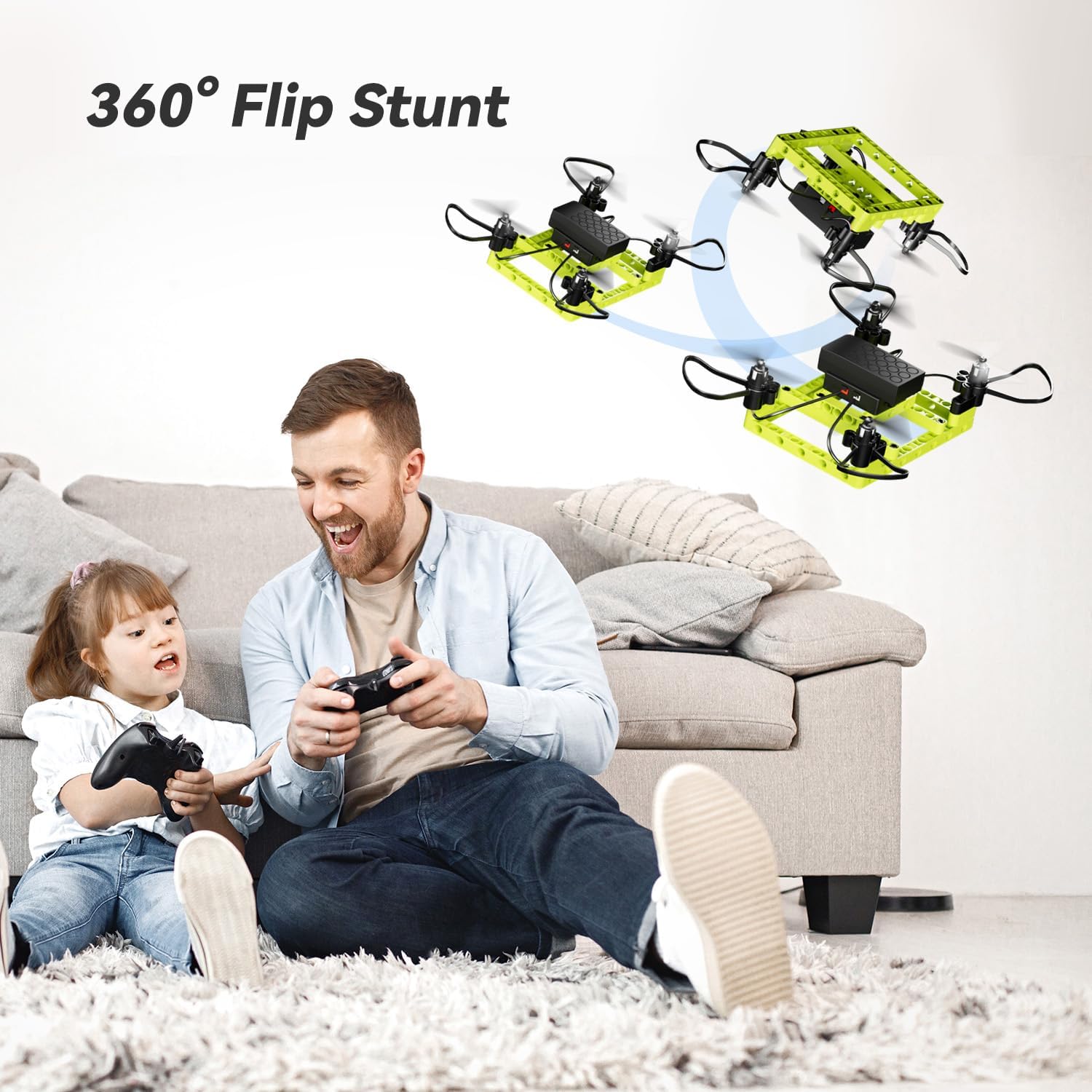 5-in-1 DIY Drone Building Kit for Kids & Beginners – 159pcs, Altitude Hold, 3D Flips | US Stock