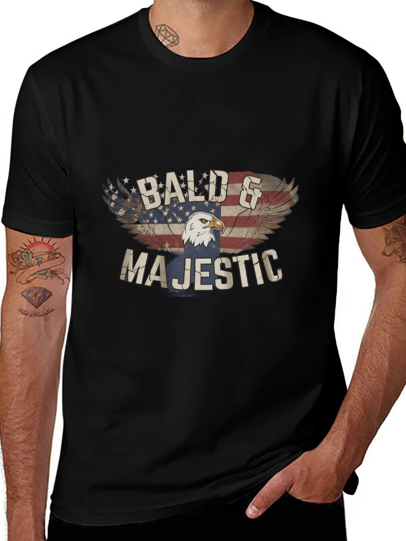 Just Another Sexy Bald Guy | Funny Dad Husband Grandpa Joke Dude Men Humor T-Shirt