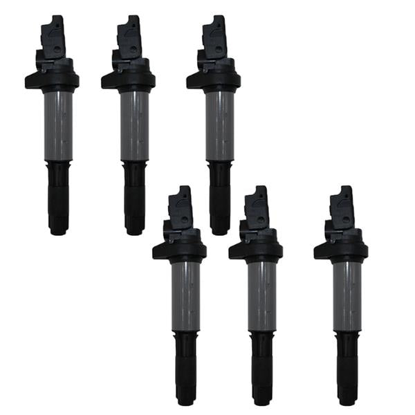 US STOCK FREE SHIPPING PACK OF 6 IGNITION COIL T1127 UF522 12131712219 FOR BMW E39 E46 E53 E60 E63