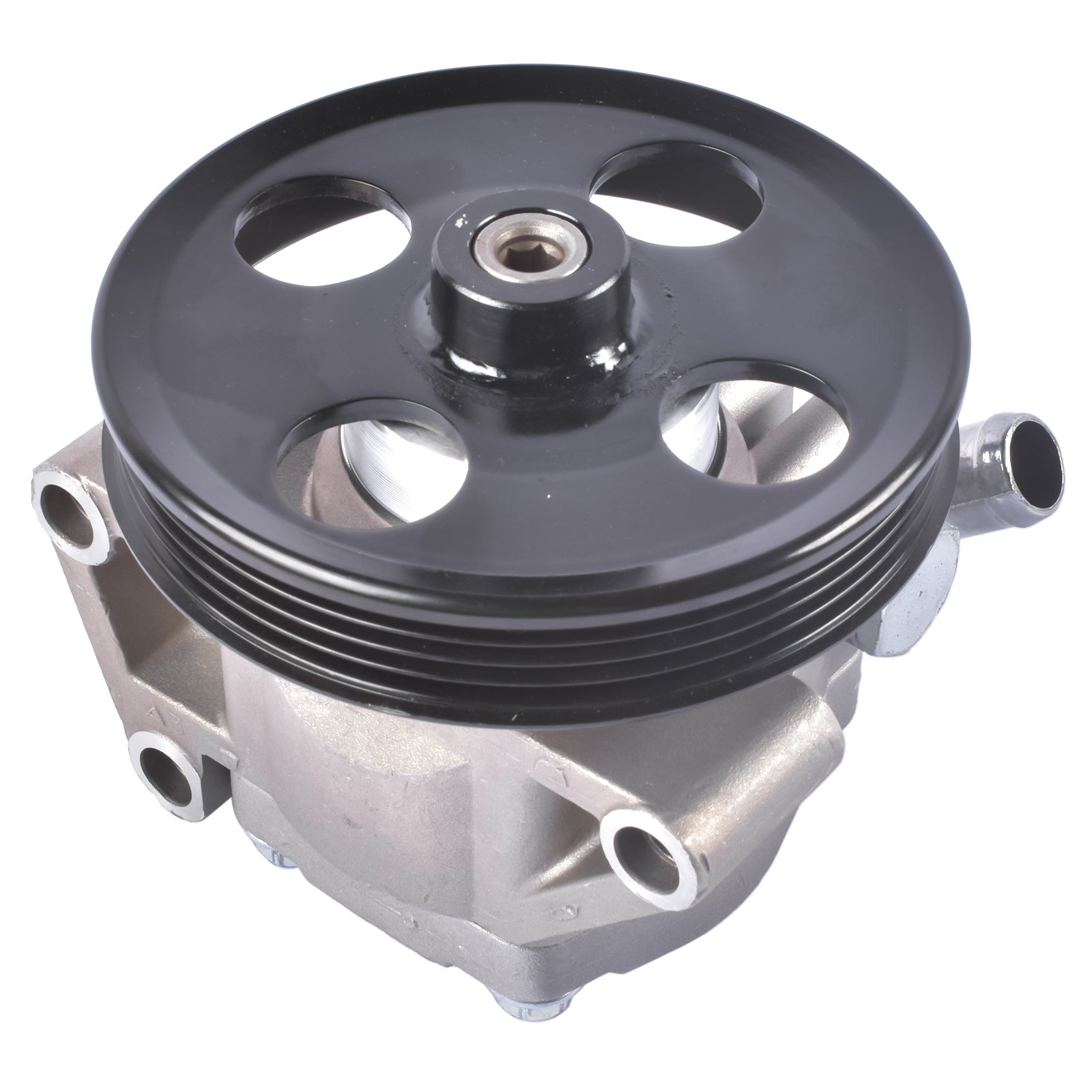 US STOCK FREE SHIPPING Aluminum Power Steering Pump with Pulley for Ford Transit-150 250 350 350 HD 2015-2024 3.5L 3.7L CK4Z3A674A CK4Z3A674B