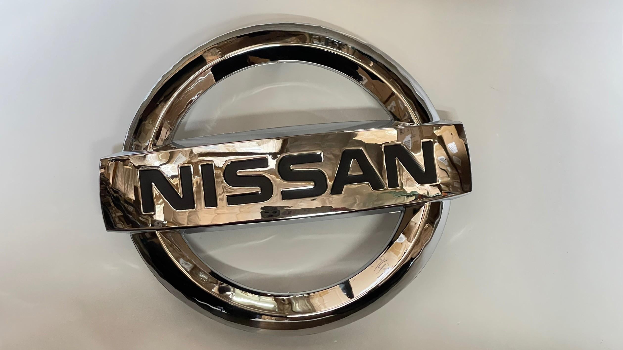Nissan Front Grille Emblem Badge – Chrome ABS, Fits 2011-2018 Altima Murano Rogue Maxima Quest | WildRush