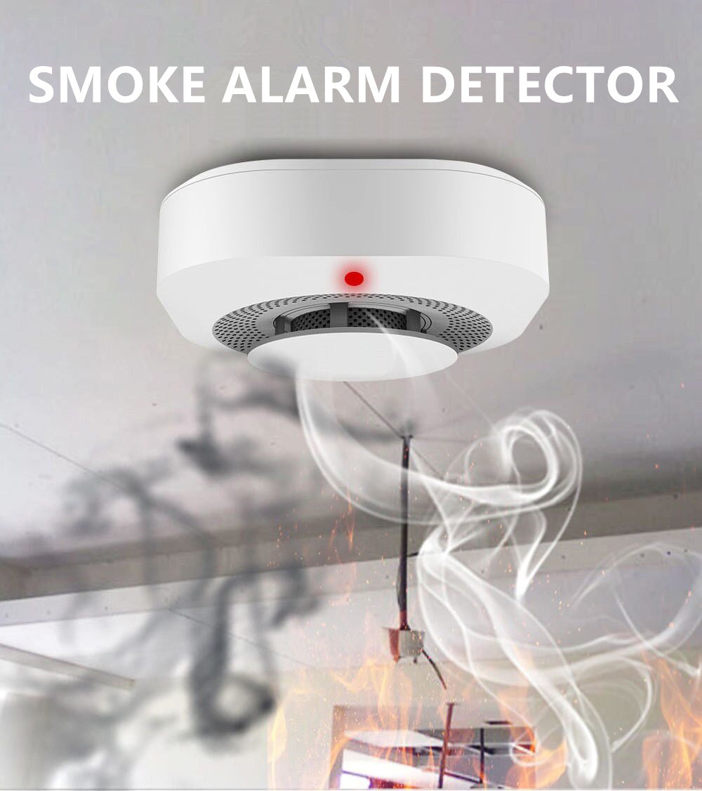 FREE SHIPPING（4 Pack）Smoke Alarm Fire Protection Home Security System Smoke Alarm  US Logistics only For USPS