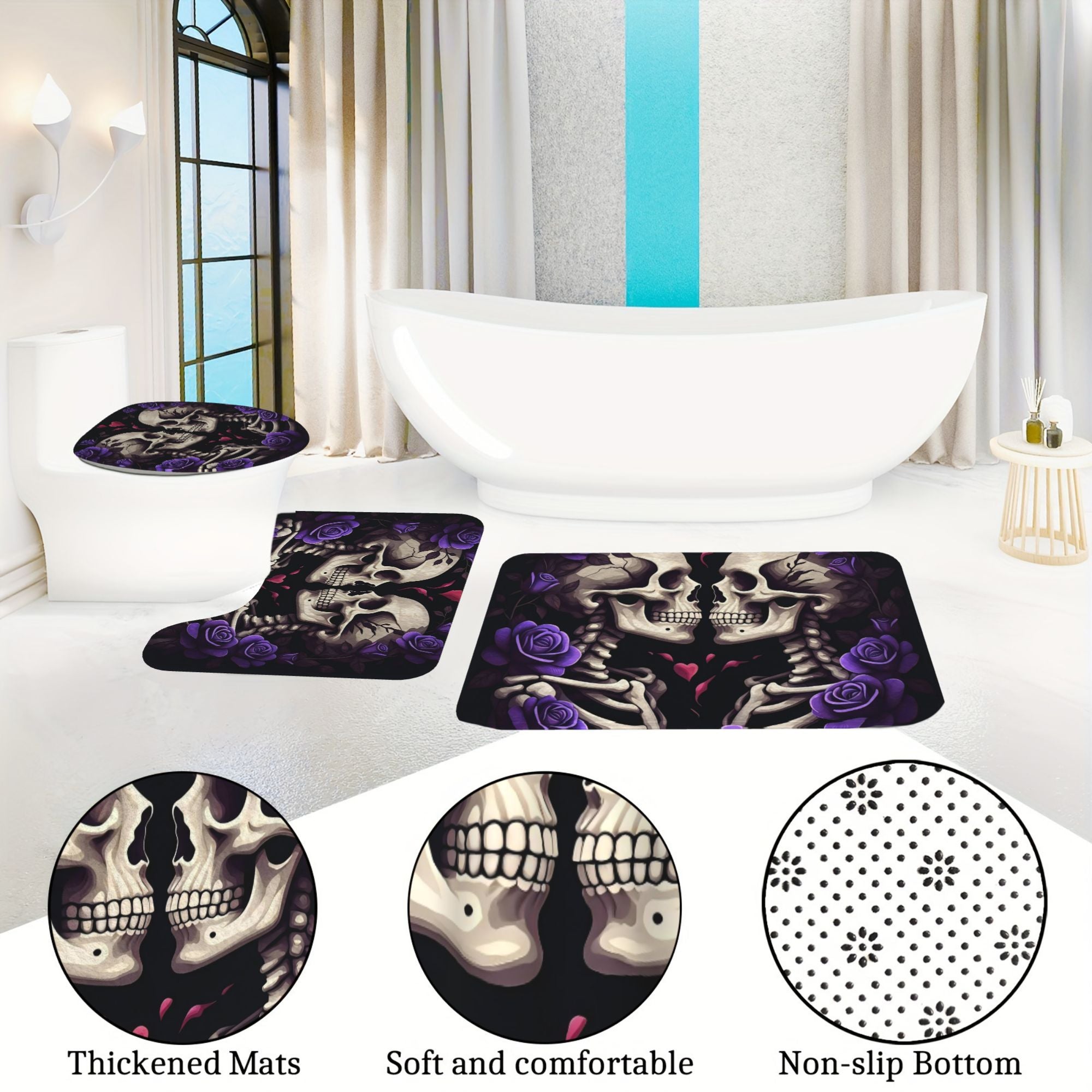 Halloween Bathroom 4-Piece Set – US Stock, Free Shipping | WildRush