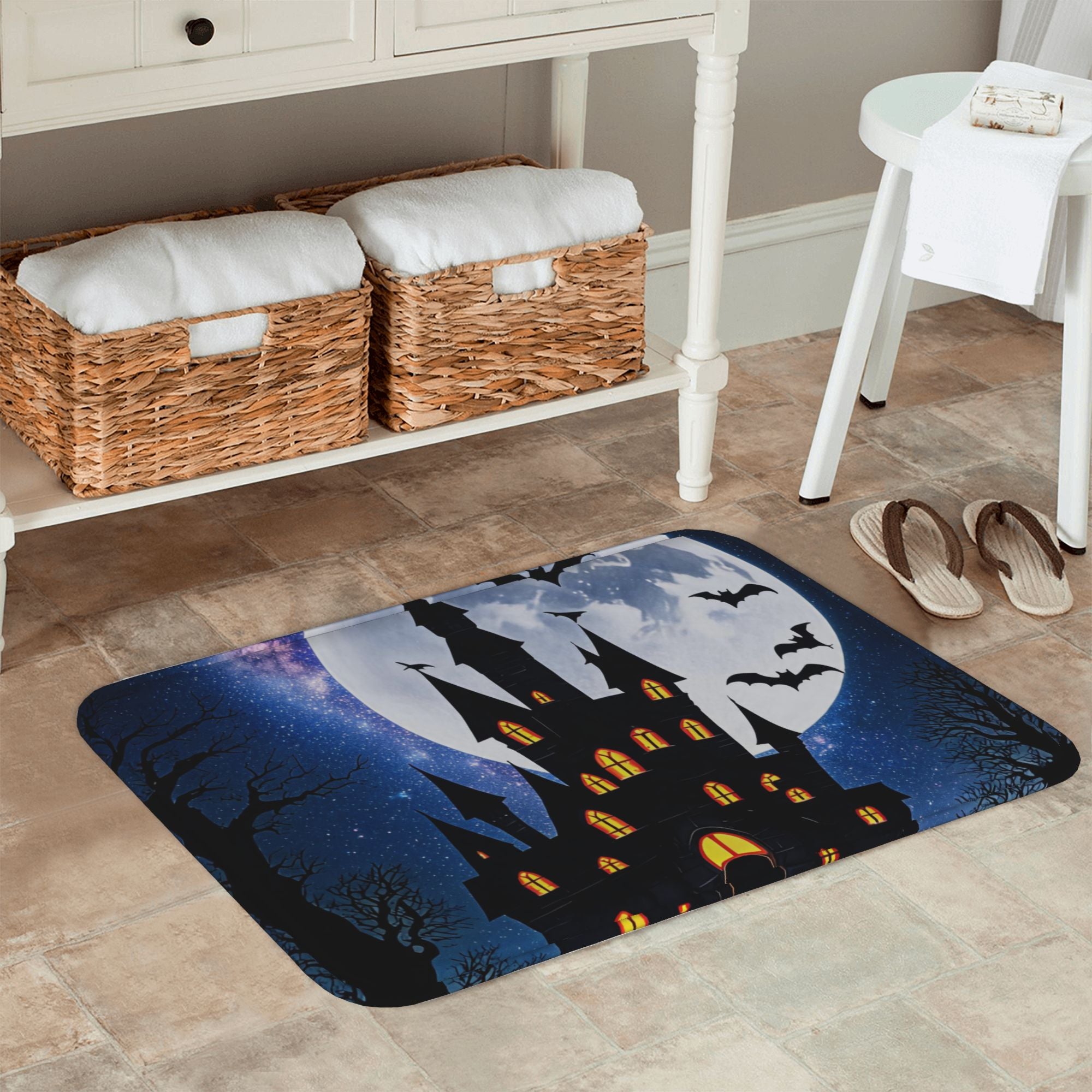Halloween Flannel Non-Slip Area Rug – Free Shipping | USA Made