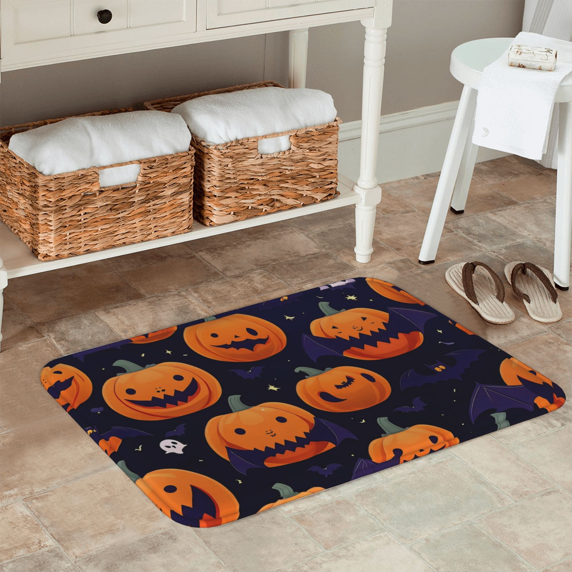Halloween Flannel Non-Slip Area Rug – Free Shipping | USA Made