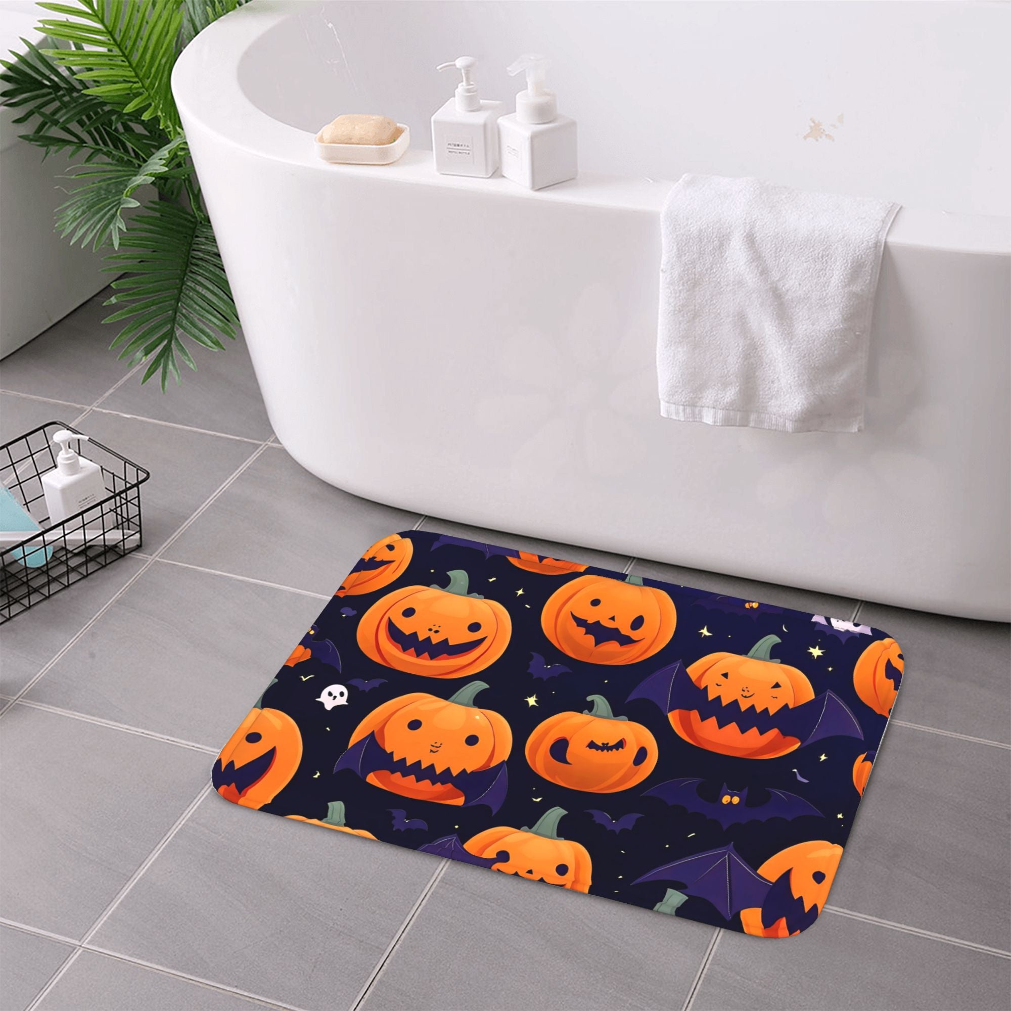 Halloween Flannel Non-Slip Area Rug – Free Shipping | USA Made