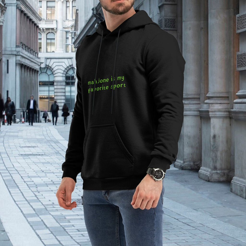 Men's Mahjong Graphic Hoodie – "Mahjong Is My Favorite Sport" | Free US Shipping