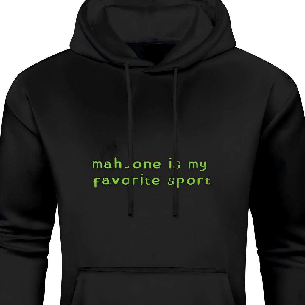 Men's Mahjong Graphic Hoodie – "Mahjong Is My Favorite Sport" | Free US Shipping