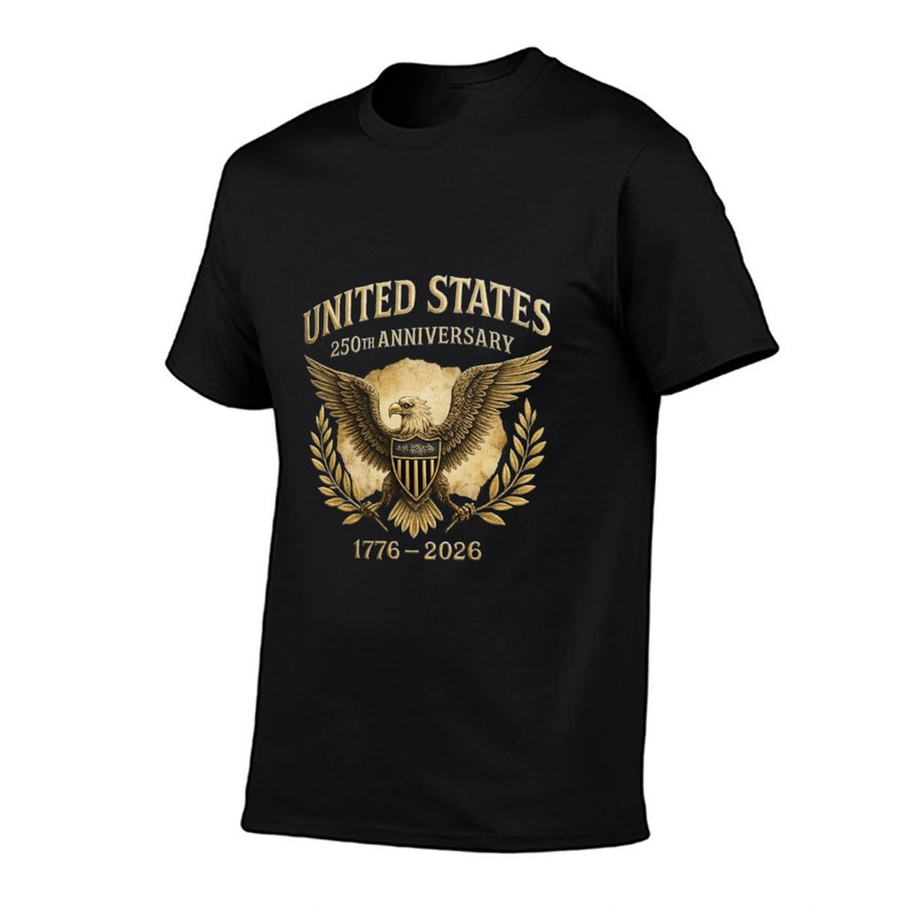 US STOCK US MAIN AREA FREE SHIPPING FASHION 250 YEARS T-SHIRT