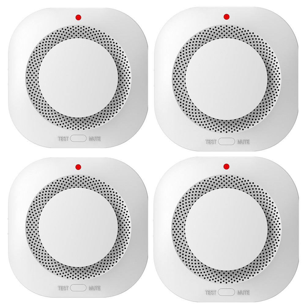 FREE SHIPPING（4 Pack）Smoke Alarm Fire Protection Home Security System Smoke Alarm  US Logistics only For USPS
