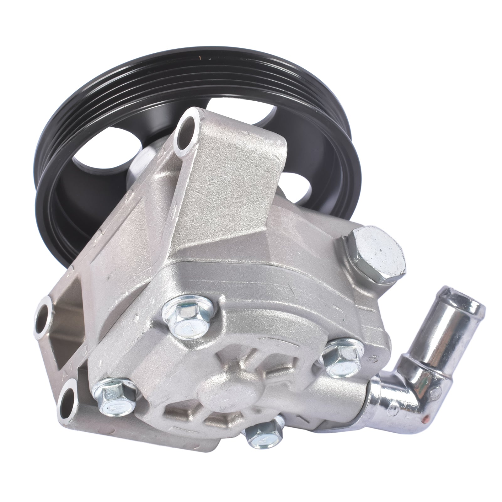 US STOCK FREE SHIPPING Aluminum Power Steering Pump with Pulley for Ford Transit-150 250 350 350 HD 2015-2024 3.5L 3.7L CK4Z3A674A CK4Z3A674B