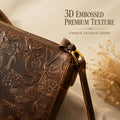 Premium Cowhide Embossed Crossbody Bag