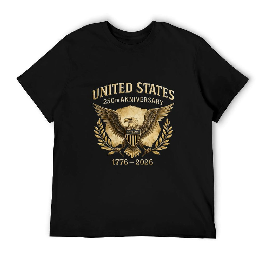 US STOCK US MAIN AREA FREE SHIPPING FASHION 250 YEARS T-SHIRT