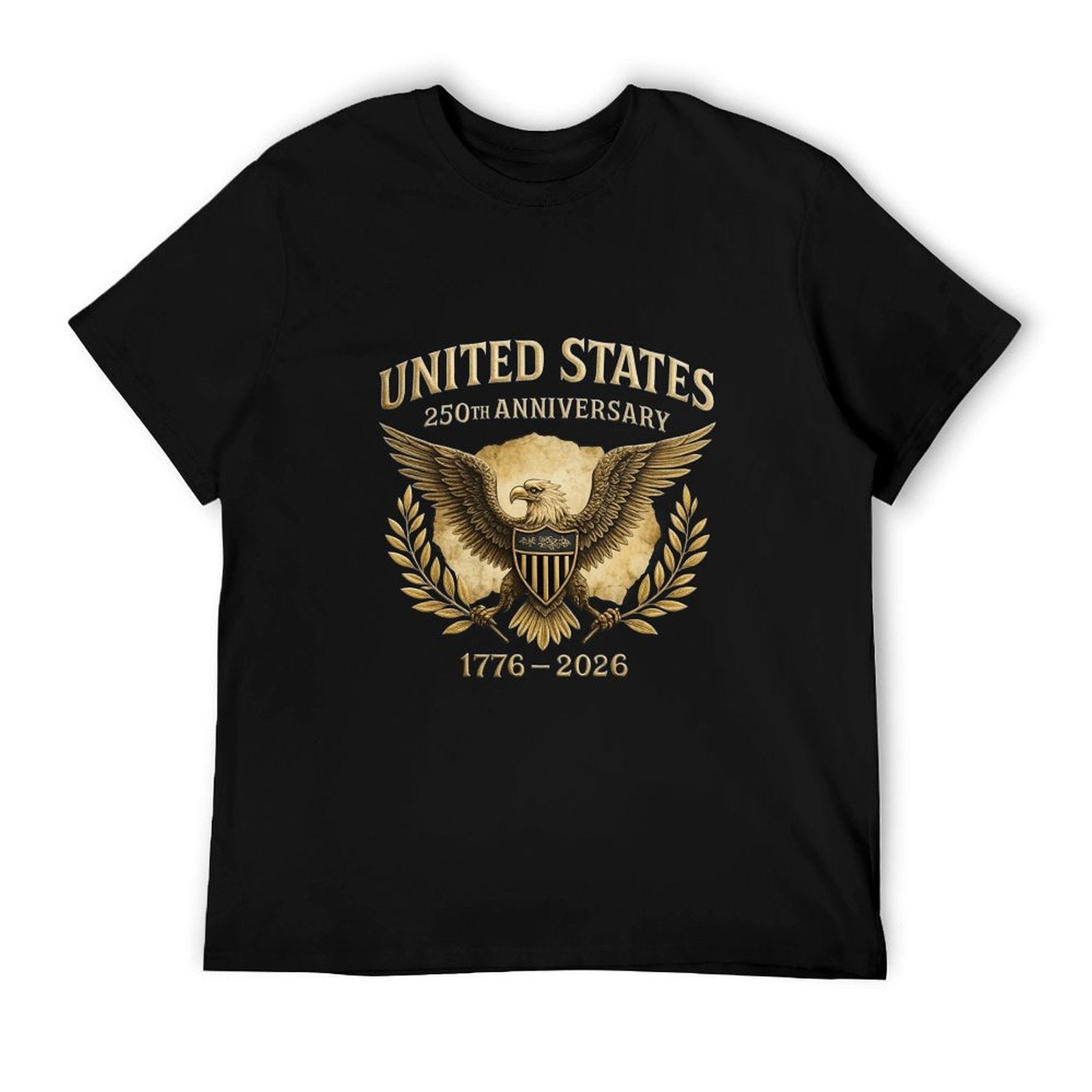 US STOCK US MAIN AREA FREE SHIPPING FASHION 250 YEARS T-SHIRT