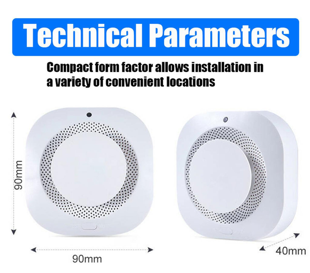 FREE SHIPPING（4 Pack）Smoke Alarm Fire Protection Home Security System Smoke Alarm  US Logistics only For USPS