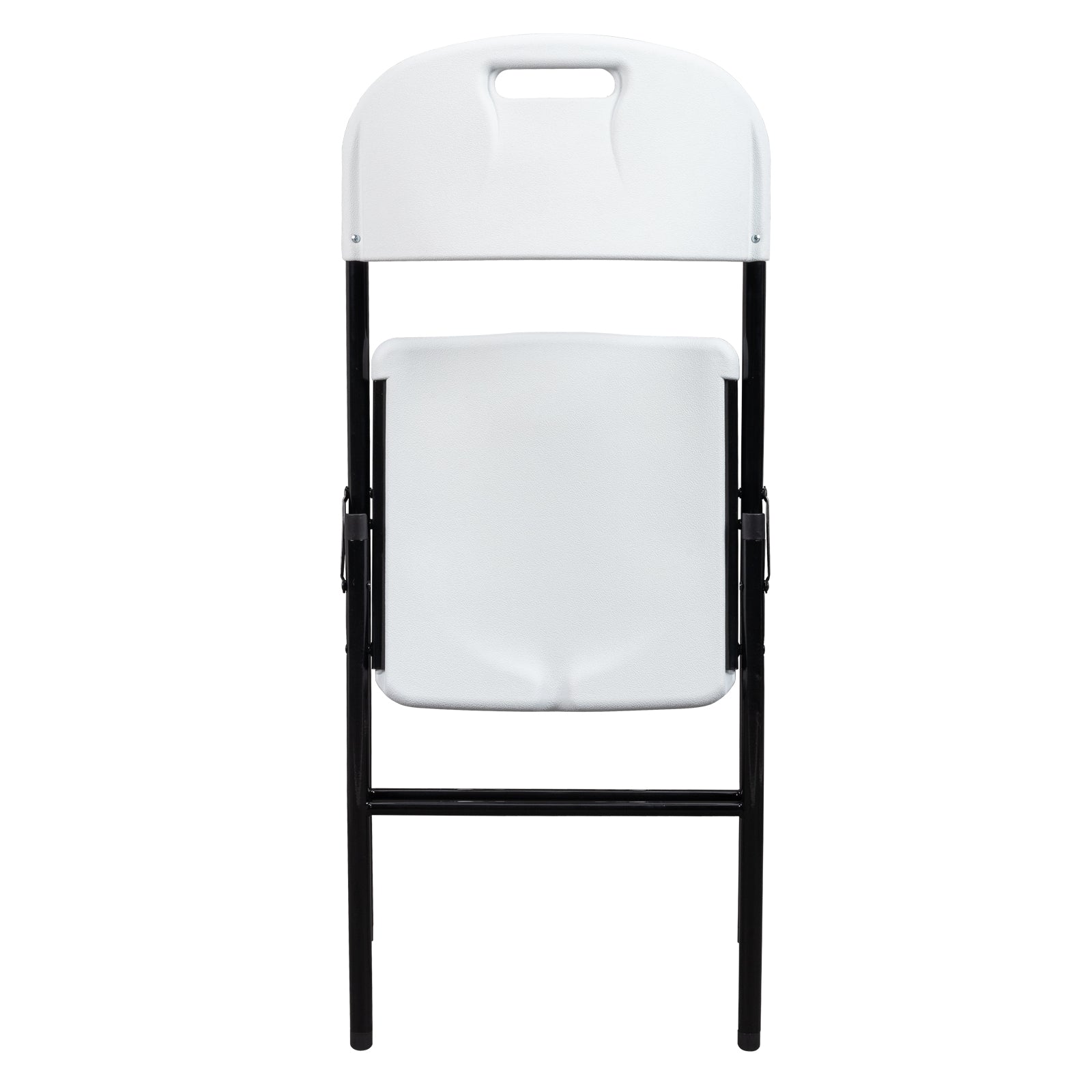 4pcs 47*54*84cm  Garden Plastic Folding Chair White