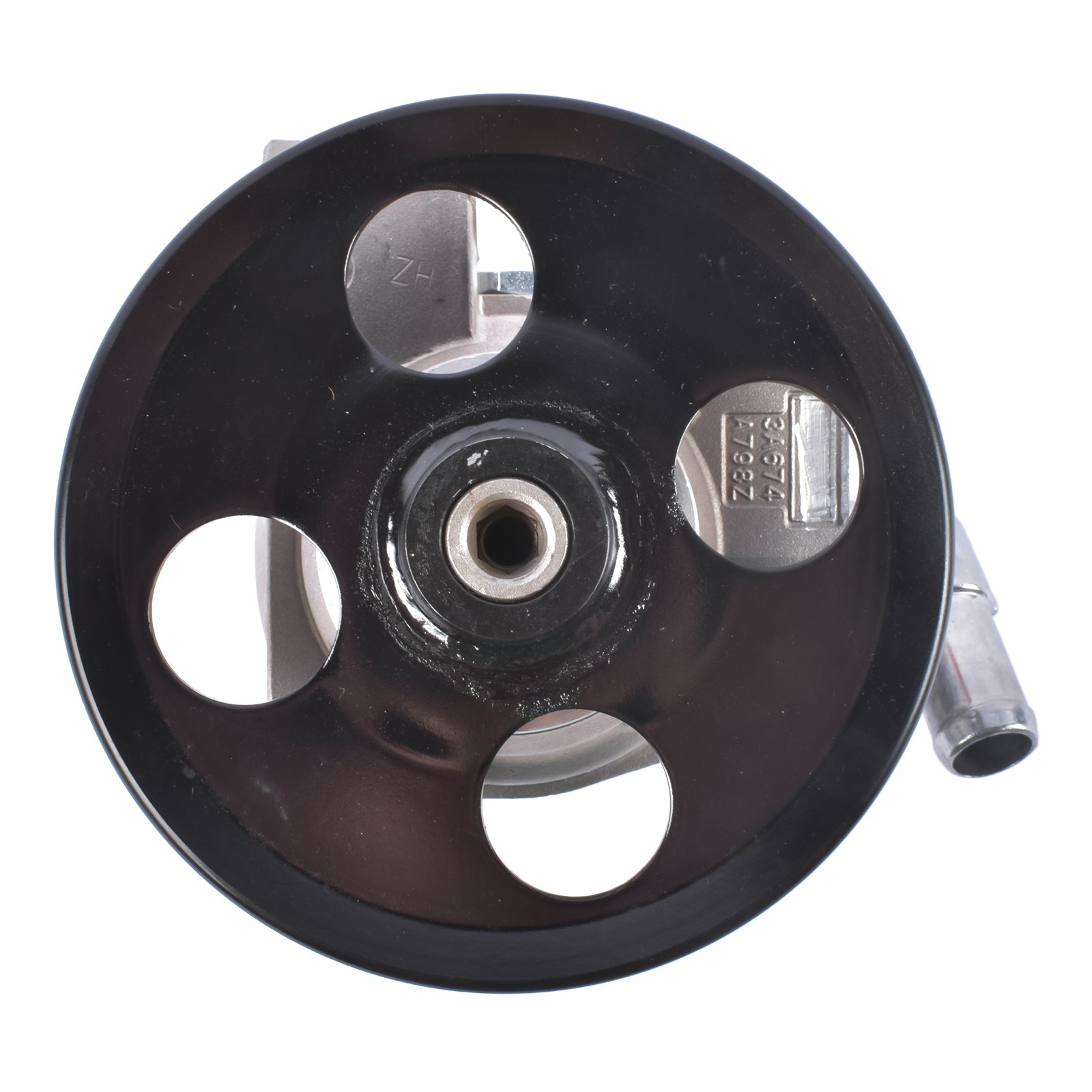 US STOCK FREE SHIPPING Aluminum Power Steering Pump with Pulley for Ford Transit-150 250 350 350 HD 2015-2024 3.5L 3.7L CK4Z3A674A CK4Z3A674B